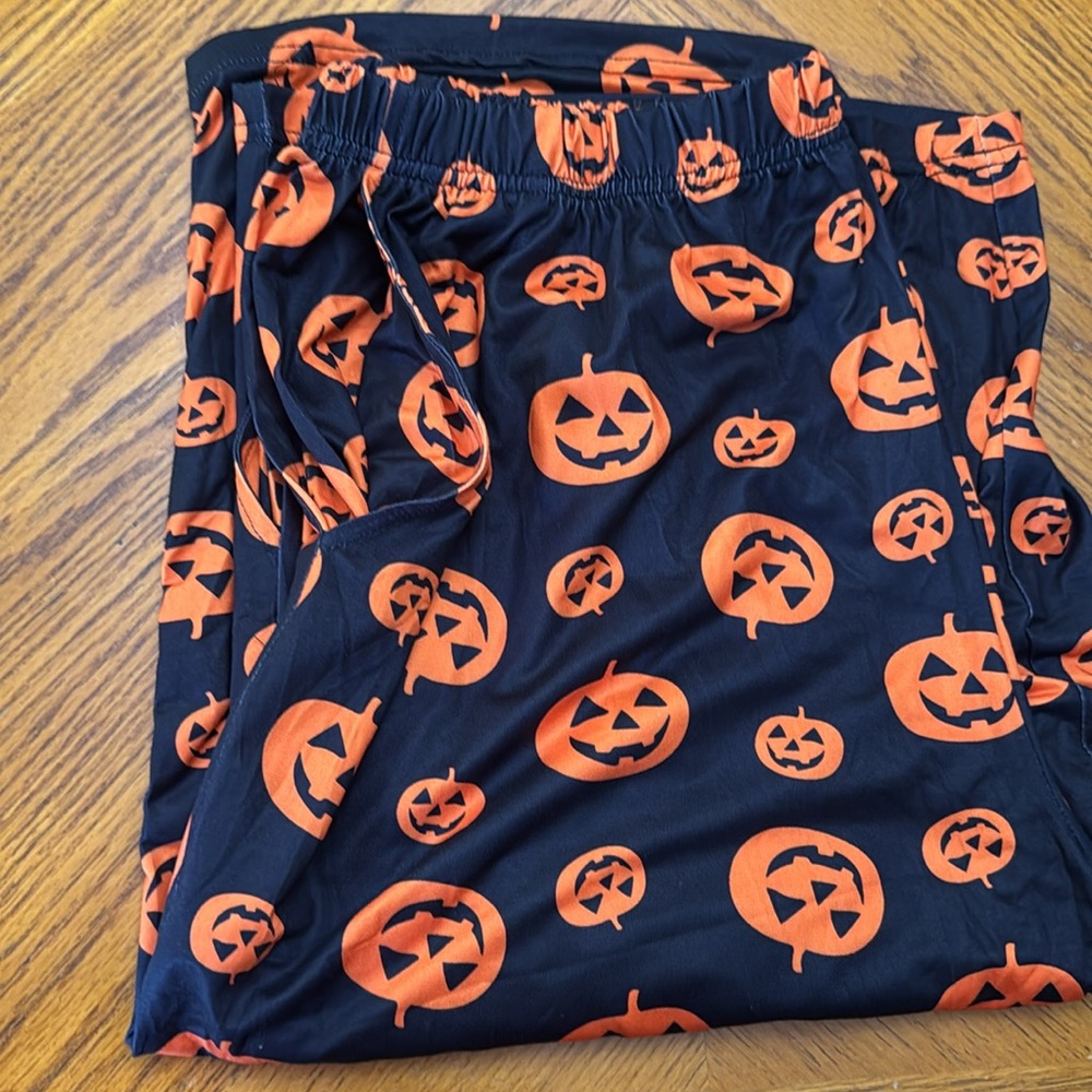 Zenbrile plus size Halloween Pumpkin Pajama Set nwt - Picture 7 of 8